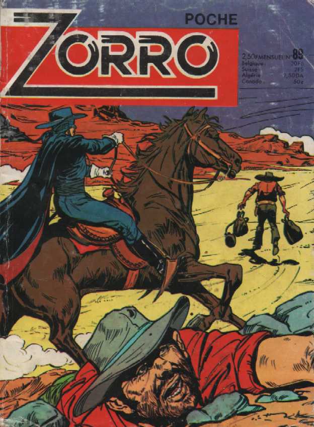 Scan de la Couverture Zorro SFPI Poche n 89